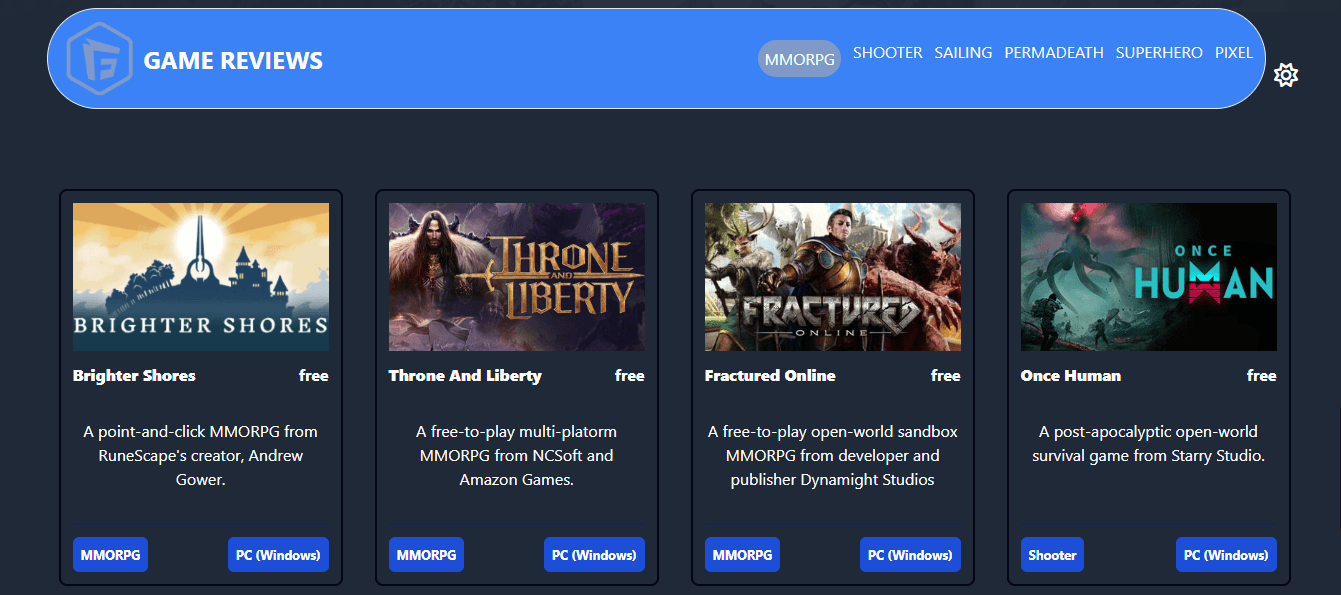 Reviws of games application